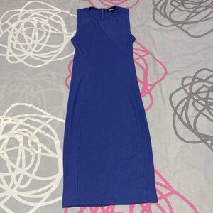 Express Blue Bodycon Dress